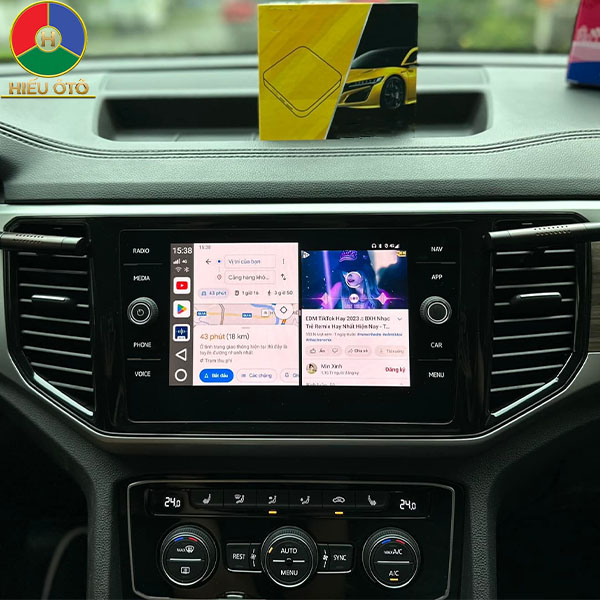 Android Box Ô Tô Volkswagen Teramont Chính Hãng 